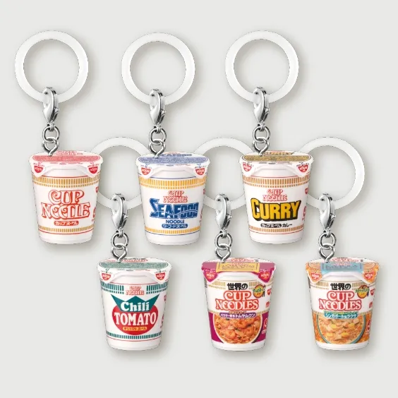 【ランダムに1種】<br>ガシャポン<sub>🄬</sub> カップヌードルめじるしアクセサリー（3pt）