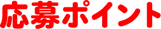 応募ポイント