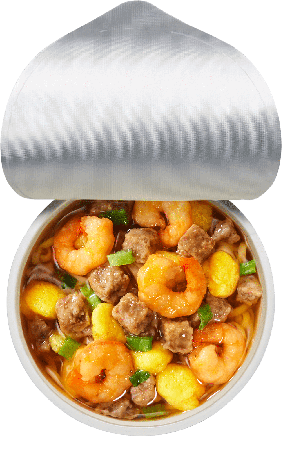 カップヌードルの裏側